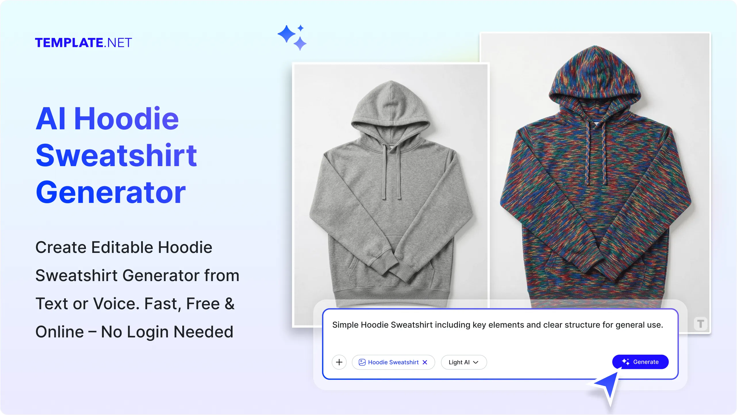 Free AI Hoodie Sweatshirt Generator, Create Hoodie Online Designs